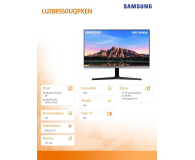 SAMSUNG 28" LU28R550UQPXEN Czarny - 1125911 - zdjęcie 18